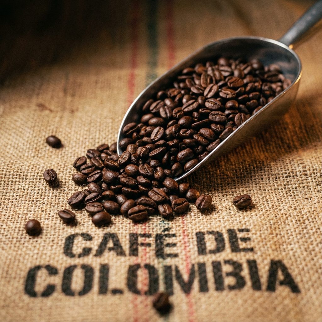 Roasted coffee beans